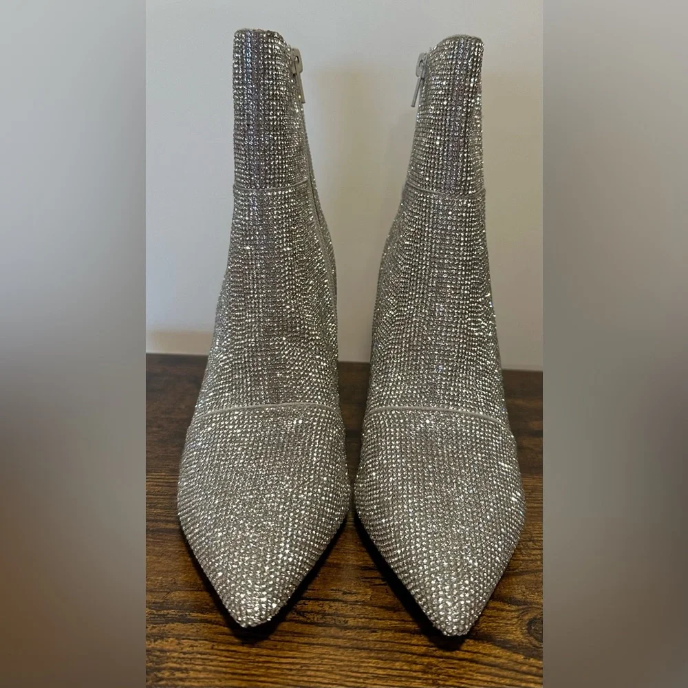 Madden Girl Womens Cody Rhinestone Ankle Boots NWT Size 7 - Picture 7 of 8